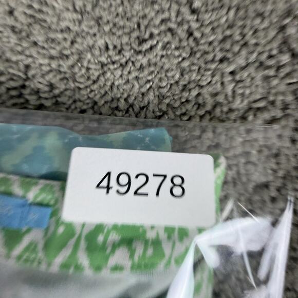 J. McLaughlin Catalina Tunic Dress Womens M Blue Green Geometric Ikat 3/4 Sleeve - Picture 14 of 14